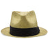 Walrus Hats Fedora Walrus Hats Sisal Straw Fedora Hat w/ Band